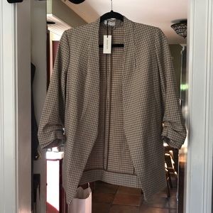 Aritzia Babaton Plaid Blazer NWT